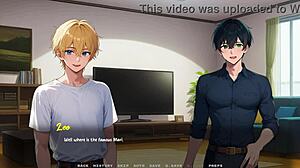 Испорчена любовью 1.0, маршрут порчи часть 4, делимся большими сиськами и тугой пиздой в игре