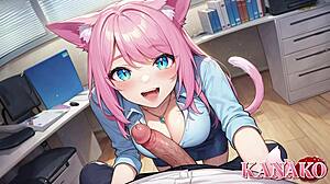 야 보스, 첫날 매운 캣걸 블로잡 준비됐어?