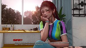 riđa cura s prirodnim sisama dobija grubo u 3D gameplay Ripples dio 29 akciji