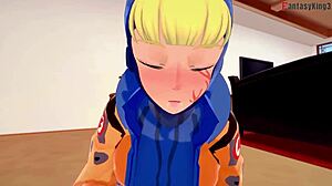 אני אוהב להכות את ווטסון ב-POV חופשי מ-Apex Legends פנטזיה מלאה עם טיטים גדולים