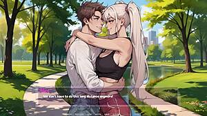 Картунка язди голям черен дилдо в играта Shadows of Ambition