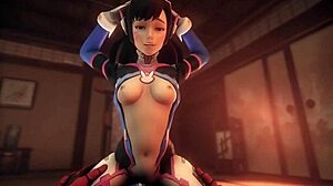 Torej, vojak 76 popolnoma zveže z D.Va v tej Overwatch sceni.