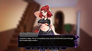 Svatá krávo! Futanari Hentai Hra Ep 3 Má Sexy Milf Dusení s Velkým Zadkem!