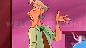 Animazione casa birichina cattura l'odore di mutandine teen