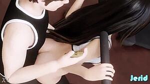 Tifa Lockhart's Intense Workout with Doggystyle Action