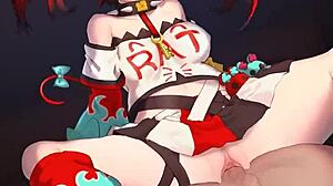 ハコス・バエルズが激しい強度でチンポに騎乗