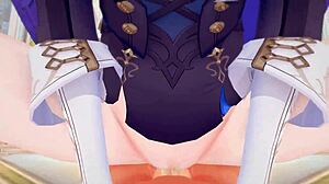 クロリンドが3Dヘンタイでディックを騎乗位で愛してる