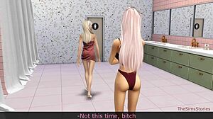 Новая девчонка соблазняет лесби одноклассницу страпоном хентай