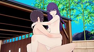 Asahina Mafuyu a Shiraishi An v divokém creampie akci Project Sekai