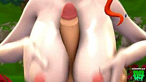 Luffy och Nami knullar hårt i Wano One Piece hentai-parodi