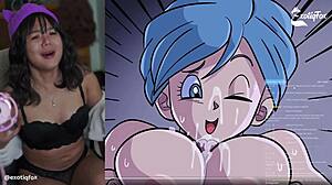 Miluju tuhle horkou Dragonball hentai reakci! Roztomilá asijská streamerka ExotiqFox jde solo, je to vtipné