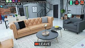 Секретный минет от горячей подруги мачехи в 3D хентай Milfy City