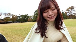 Част 1: Красавица с H-чашка съблазнява с гигантски цици, за да спечели мъжа си