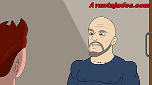 Animasi Seks Gay dengan Janitor Lapar Siap Dominasi