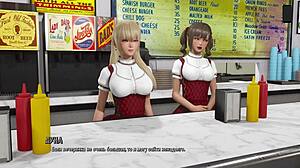 Complete Gameplay - Ripples Part 30: Man, this sexy nerd slut drives me crazy! 😍