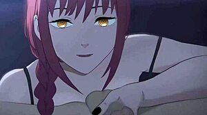 Makima og Denji i vill anal og onani hentai action nå!