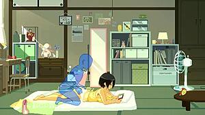 Хентай 5 показва големи цици и сочен задник в действие