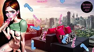 يتمطر ديلدو في قصص ASMR إيروتيك صوتية