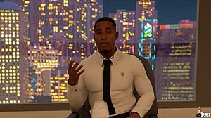 हॉट वाइफ हसबैंड के नए बॉस को सक्स करती है! क्या क्रिम्पाई मीटिंग!