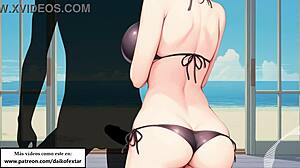 Joi Анальный Хентай жаждет беспрерывного жесткого фембой действия