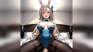 큰 엉덩이 밀프를 세게 박아, 꽉 조이는 애널 액션