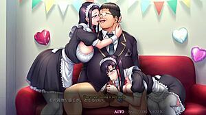 催眠性指导秘密课程 - 我对女仆宫岛的椿和樱花感到兴奋