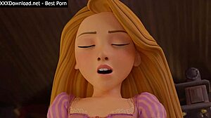 Първият път на Рапунцел да смуче и да чука... крем пай!