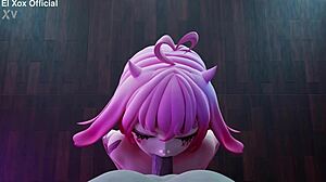 呃，我在3D色情中抓住兔女郎的耳朵当把手，太疯狂了，你知道吗！