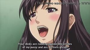 Yo, hentai-søstre knullet av pervs! 😈