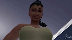 سيدتان يسيطرن على صديق صغير بألعاب في خضوع متعدد الأعراق