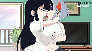 Hagen Toons メガヘンタイ、ラフなラティーナPOV騎乗アクション