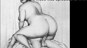 Винтажные эротические рисунки с смелым ретро шармом