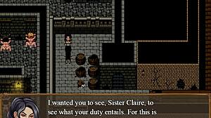 Эй, хочешь увидеть Claire Redfield в бондаж акции в Claire’s Quest эп 43?