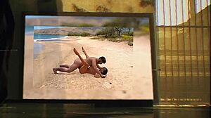 Ina Berry се наслаждава на плажен ден с тъста си в анимация