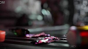 عار سيلينا يتكشف مع كريم باي مؤخرة كبيرة في 3D - جاكرمان