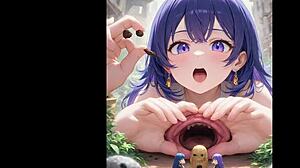 Gigante IA Domina Todos em Cena Fantasia Anime Enorme