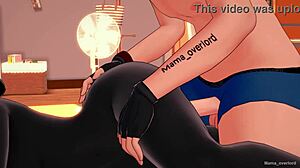 نوفيا مرتدية زي إنديرمان تريد نيك ممتع. باروديا هينتاي مع أزياء، مني، مقنعة، غير محظورة، سباندكس أسود؟