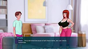 Macecha a spolužák v tlusté velké zadkové akci v Sexnote část 5