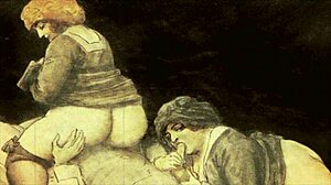 Sećam se kako sam našao ove vintage erotske crteže sa dlakavim detaljima iz retro ere