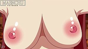 รัพธาเลีย ล่อลวงด้วยก้นโค้งในแอคชั่นเฮนไตที่ร้อนแรง