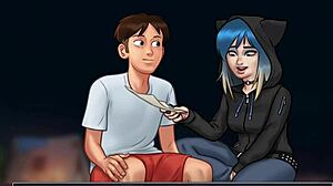 Летняя сага 87 дразнит домашними маленькими сиськами 18+