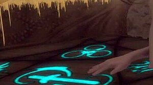 Η Lydia παίρνει έντονο γάμα από τον φρουρό του Whiterun σε 3D animation