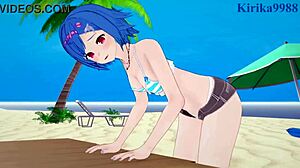 Inui Toko和Nishizono Chigusa激烈性交。Nijisanji Vtuber本子带来原始内射！