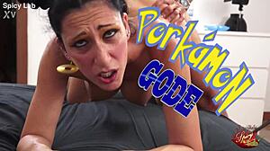 Hej, podívej na Lunu Dark, jak loví Porkémon venku v traileru parodie!