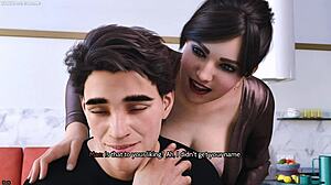 외로운 밀프 아내가 배달원과 한 번의 세고 열정적인 섹스 - freshwomen 02 3D 포르노 게임