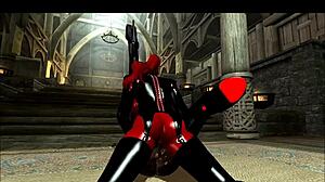 Shemale Melanie dominira Lindo v 3D Skyrim futanari hardcore