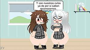 Wow, Ik Kan Niet Stoppen Met Kijken Naar Deze Enorme-Kont Joven Die Danst In Gacha Club