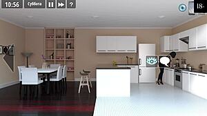 Чёрт возьми! Шлюхавая MILF показывает большие сиськи в Girl House геймплей 7