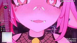 兔女 VTuber 为慈善疯狂不停高潮