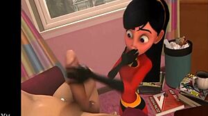 Violet Parr mestrer håndteknikker